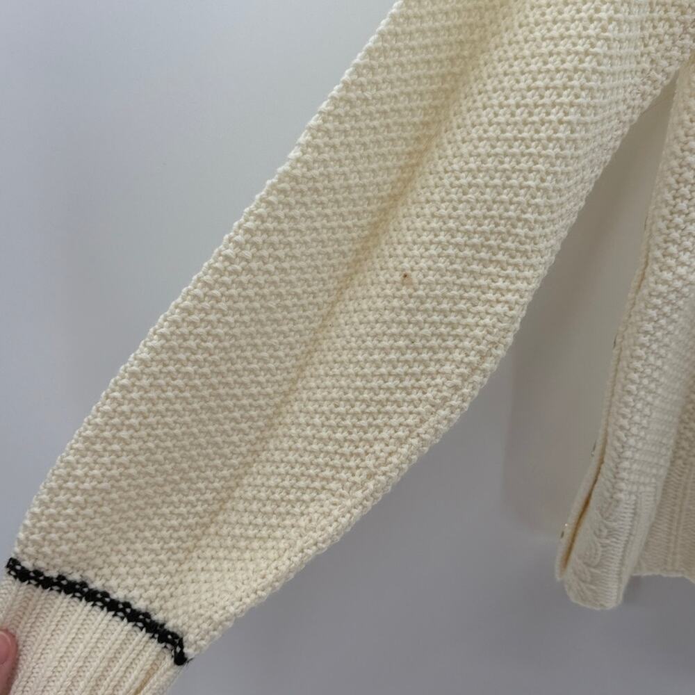 J. Crew Women's The Reeds Nordic Neutral Knit Sweater - Cream - S - New with tag - Picture 7 of 8